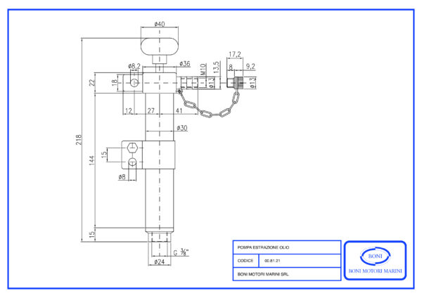 Pompa etrazione olio