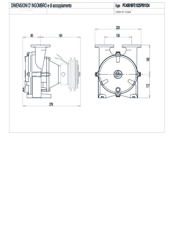 Pompa a frizione elettromagnetica