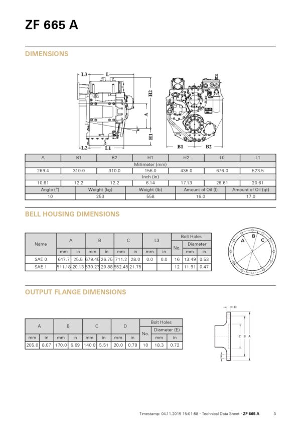 ZF 665 A