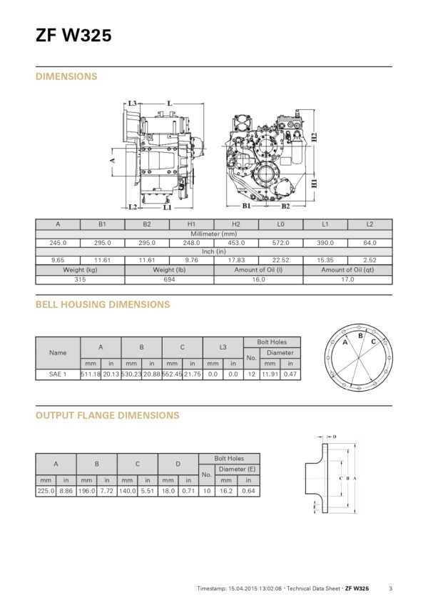 ZF W325